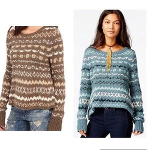 𝅺Free People through the storm sweater